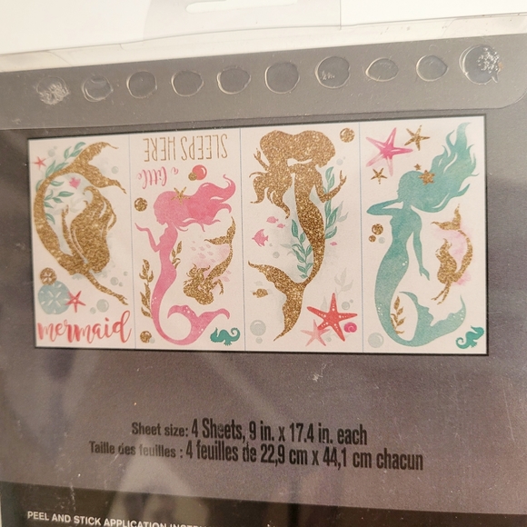 Mermaid Glitter Wall Decals - Picture 4 of 4